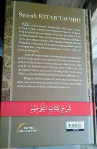 Buku Syarah Kitab Tauhid Memahami & Merealisasikan Tauhid cover 2