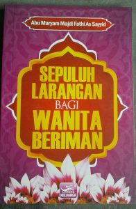 Buku Sepuluh Larangan Bagi Wanita Beriman cover 2