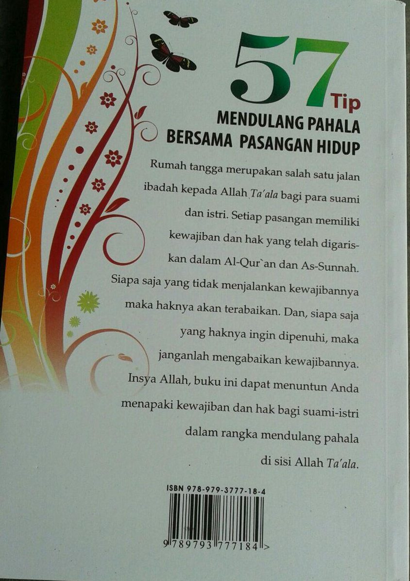 Buku 57 Tip Mendulang Pahala Bersama Pasangan Hidup cover