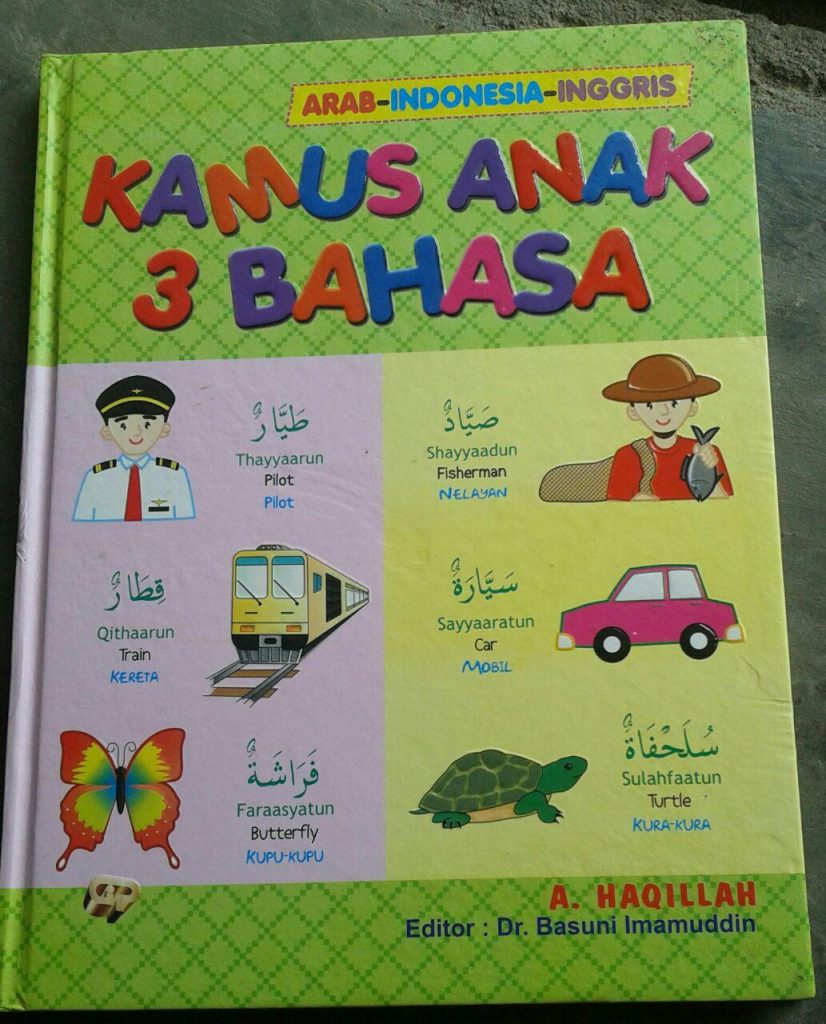 Buku Kamus Anak 3 Bahasa Arab Indonesia Inggris cover