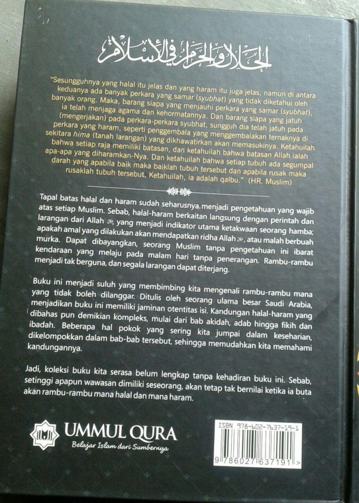 Buku Halal & Haram Dalam Islam cover