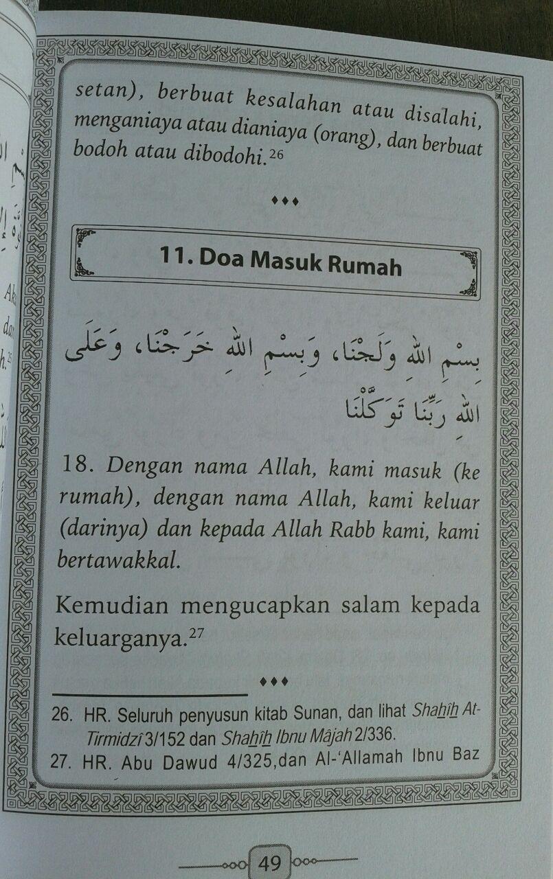 Buku Saku Hisnul Muslim Panduan Doa & Dzikir Sehari Hari isi 3