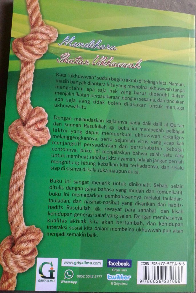 Buku Memelihara Ikatan Ukhuwah cover 2