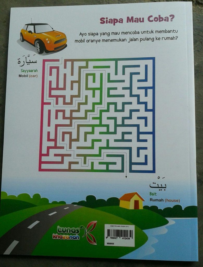 Buku Mengenal & Menulis Huruf Hijaiyyah Kosa Kata 3 Bahasa cover