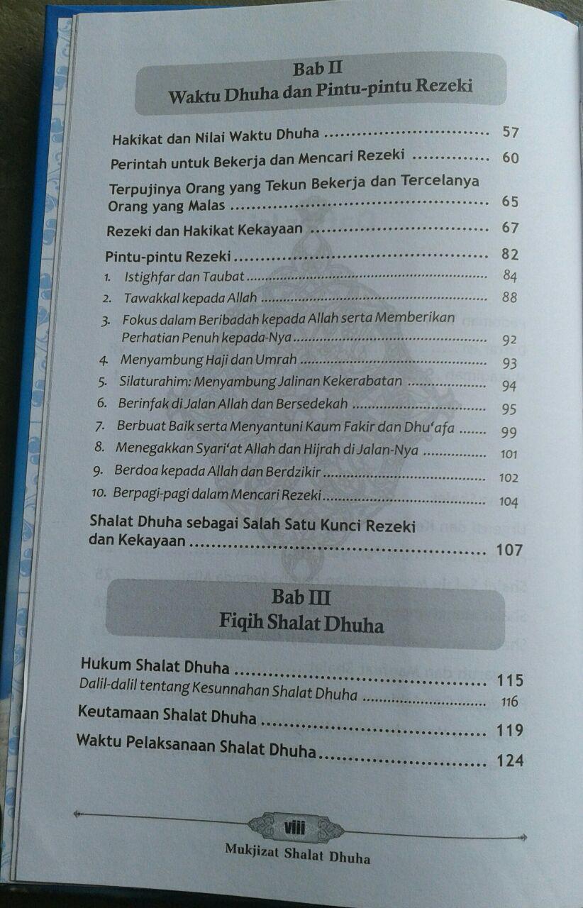 Buku Mukjizat Shalat Dhuha Makna Hikmah Pengaruh Dan Manfaat isi 5