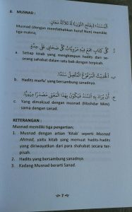 Buku Pokok-Pokok Ilmu Musthalah Hadits isi 4