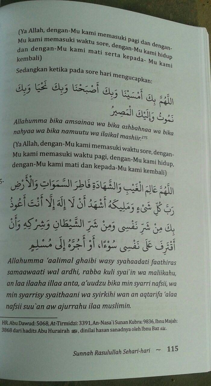 Buku Sunnah Rasulullah Sehari Hari isi 5