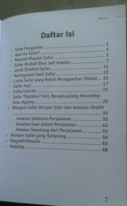 Buku Saku Traveling Bernilai Ibadah isi 4