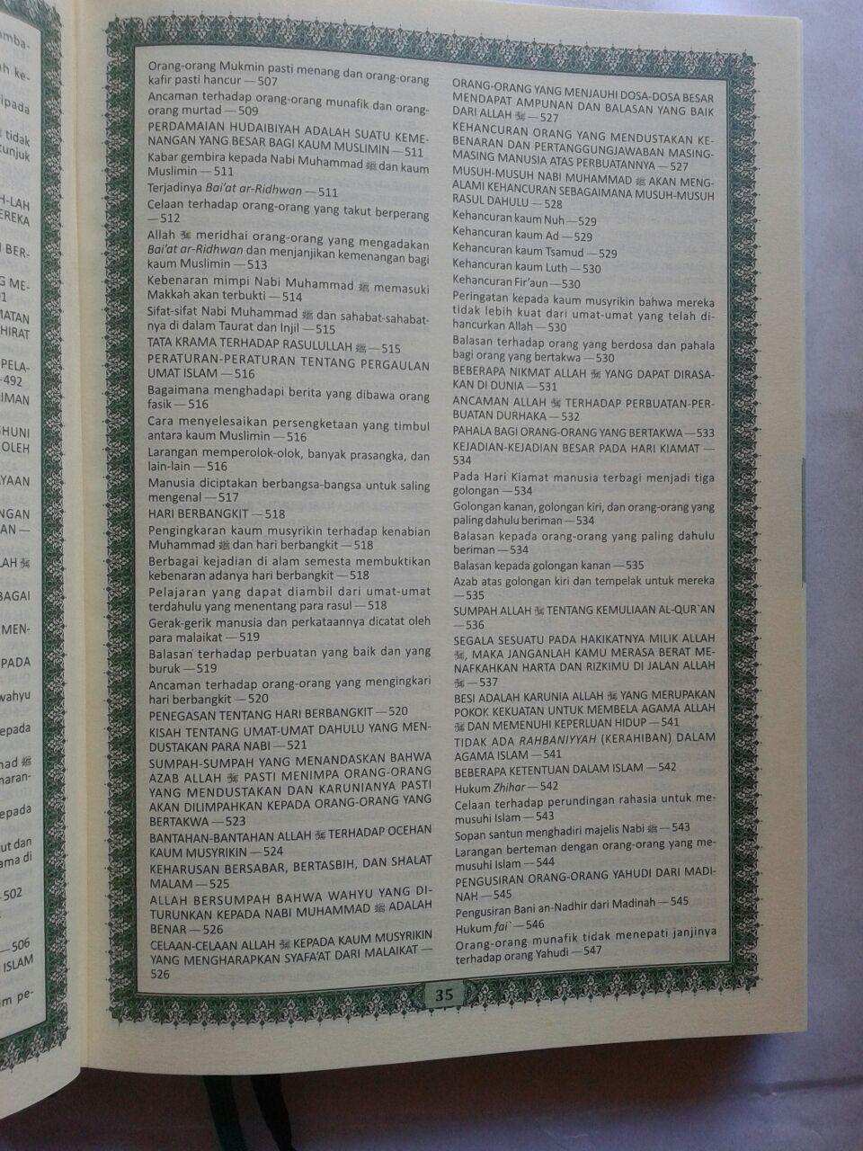 Al-Qur’an Mushaf&nbsp;Dan Terjemahnya Ukuran A5 isi 3