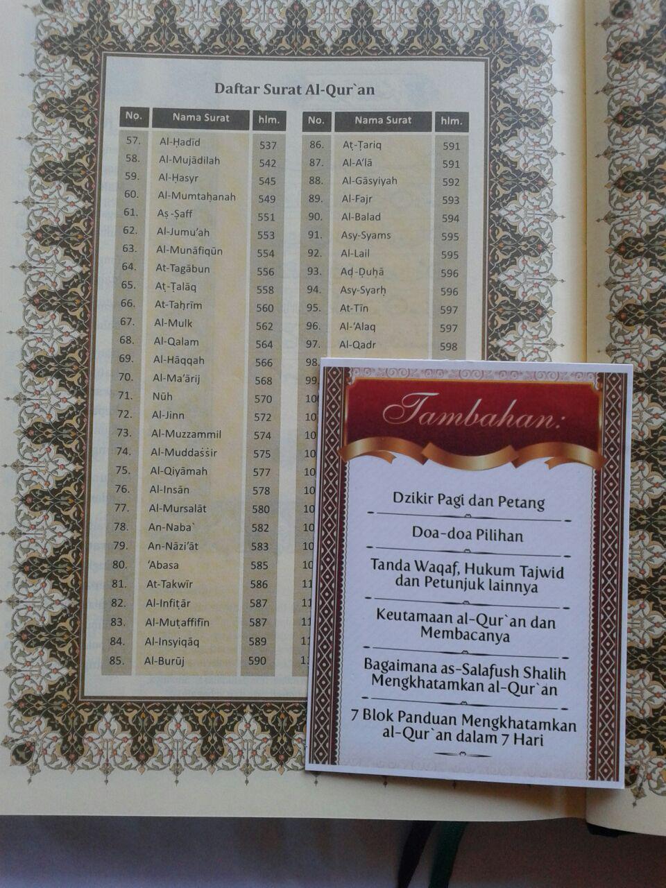 Al-Qur’an Mushaf&nbsp;Dan Terjemahnya Ukuran A5 isi 4