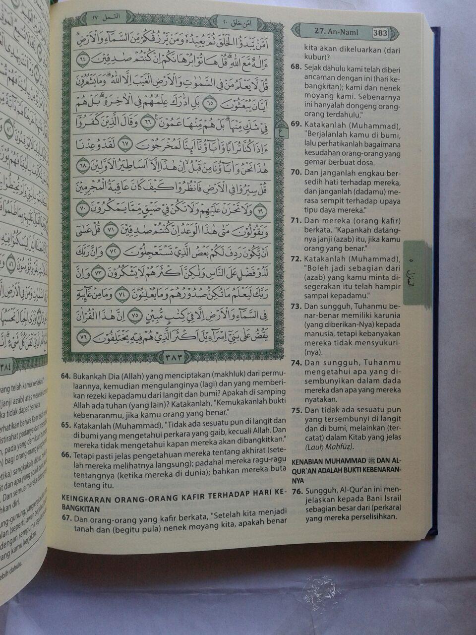 Al-Qur’an Mushaf Dan Terjemahnya Ukuran A5 isi