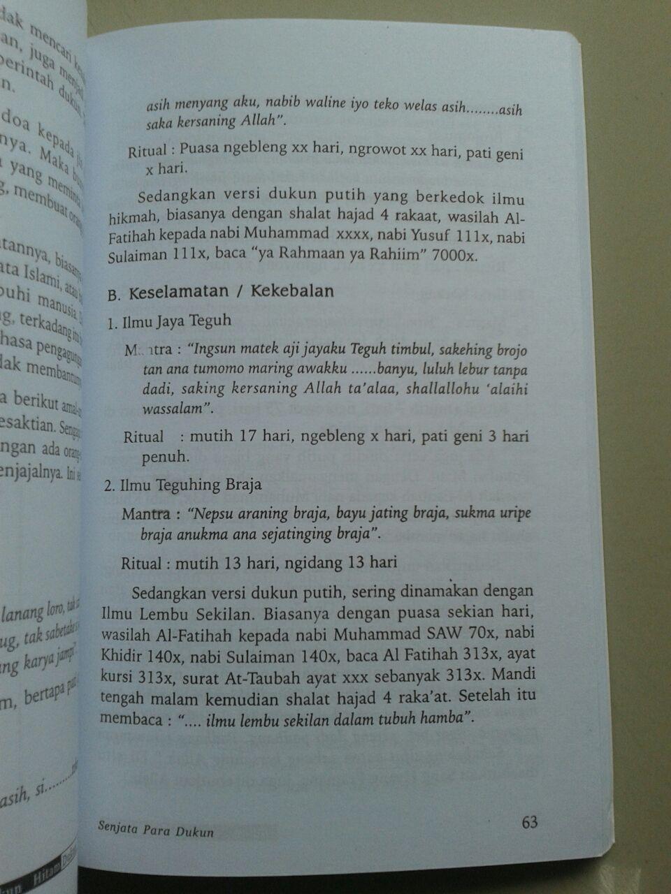 Buku Dukun Hitam Dukun Putih Menguak Rahasia Kehebatan Sekutu Setan isi 2