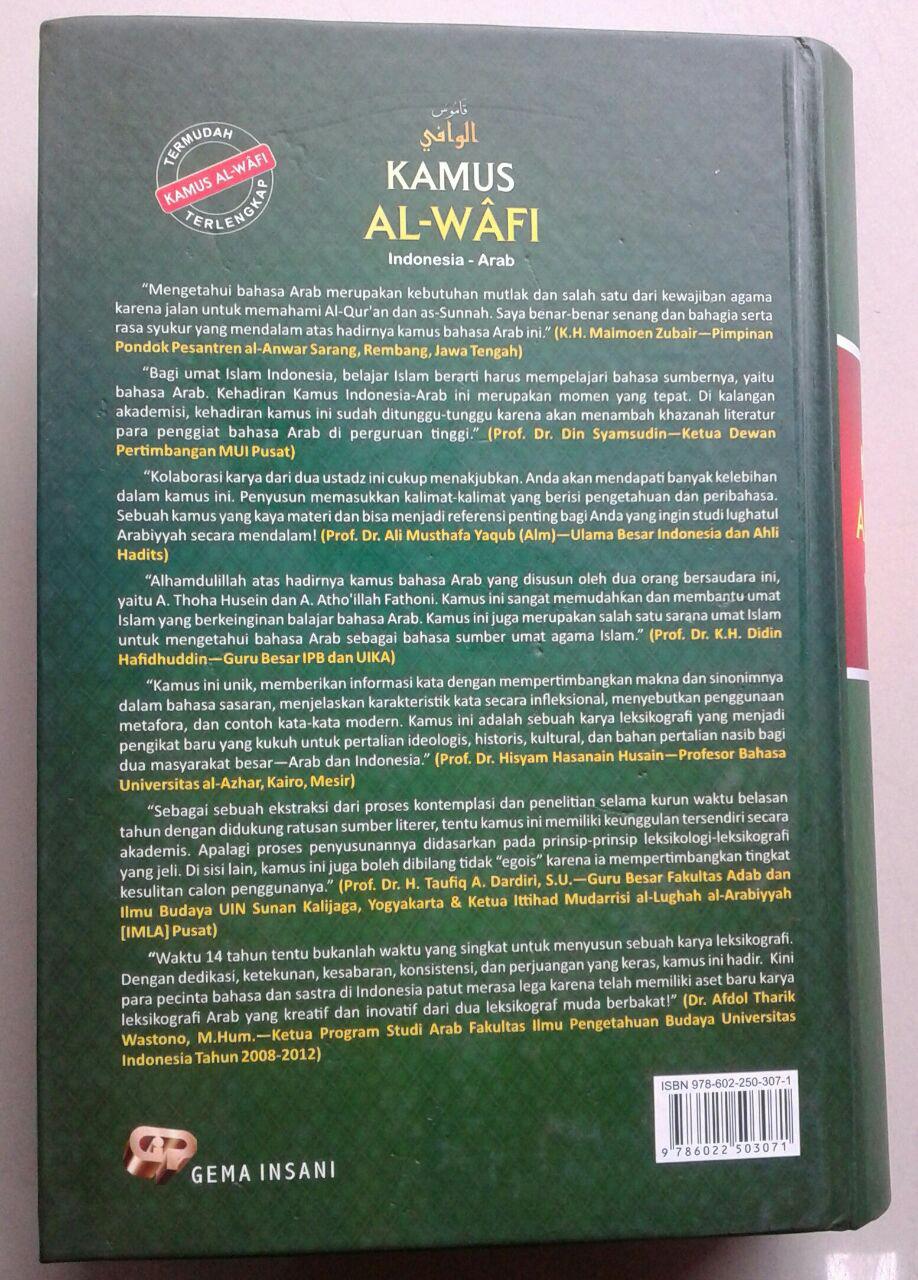 Buku Kamus Al-Wafi Indonesia-Arab Termudah Terlengkap cover
