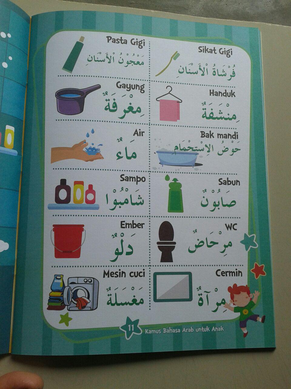 Buku Kamus Arab Untuk Anak Kosa Kata Sehari Hari Dilengkapi Gambar isi 3