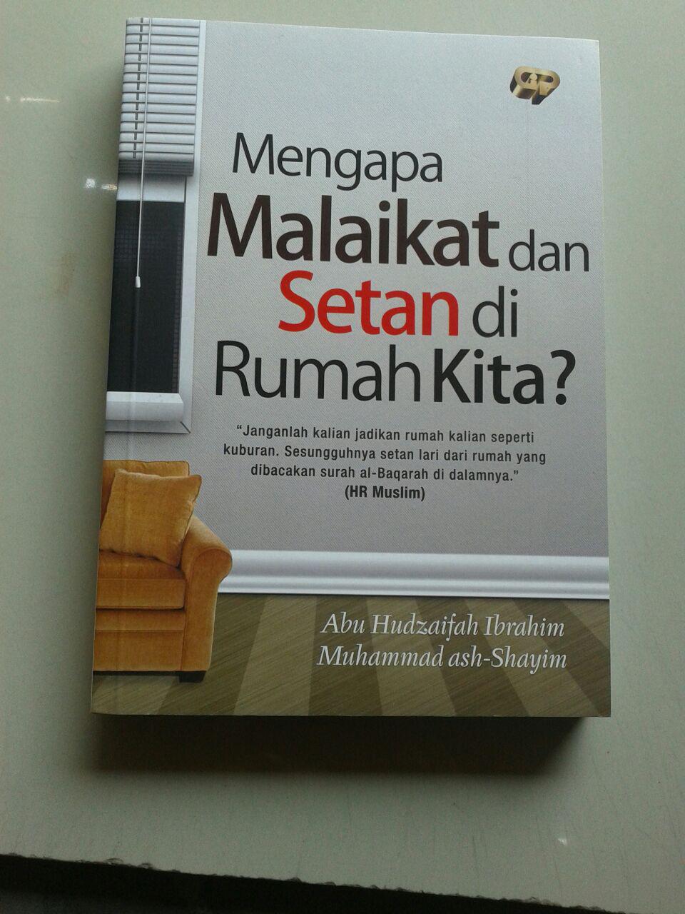 Buku Mengapa Malaikat Dan Setan Di Rumah Kita ?cover 2