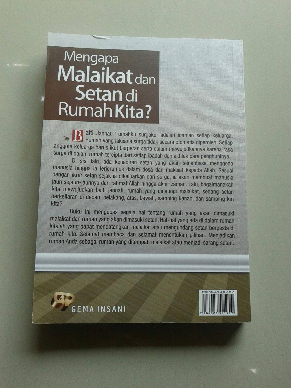 Buku Mengapa Malaikat Dan Setan Di Rumah Kita ?cover