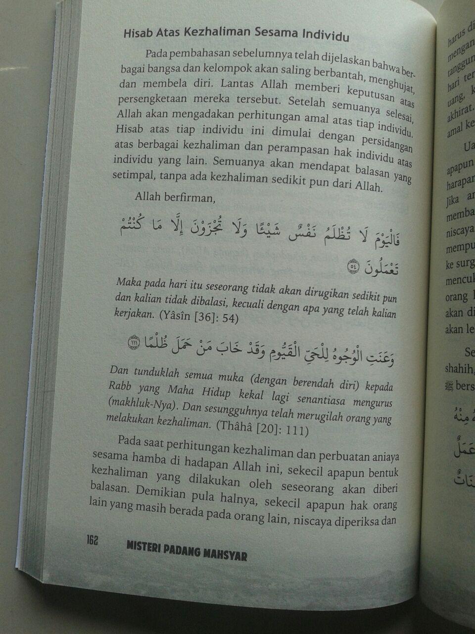 Buku Misteri Padang Mahsyar isi 3