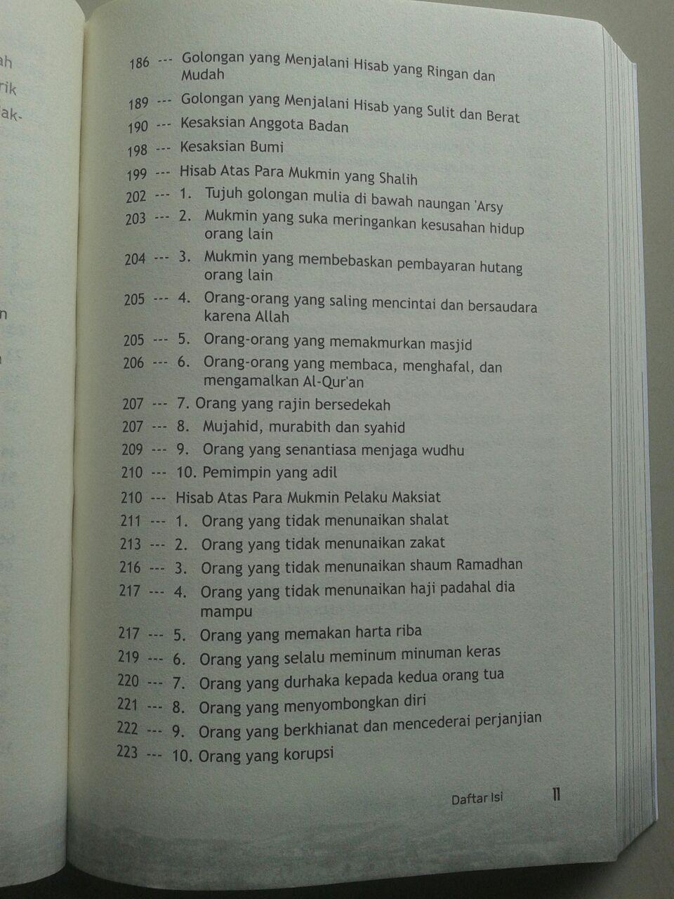 Buku Misteri Padang Mahsyar isi