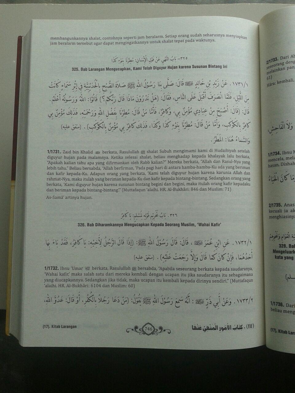 Buku Terjemah Riyadhus Shalihin isi 3