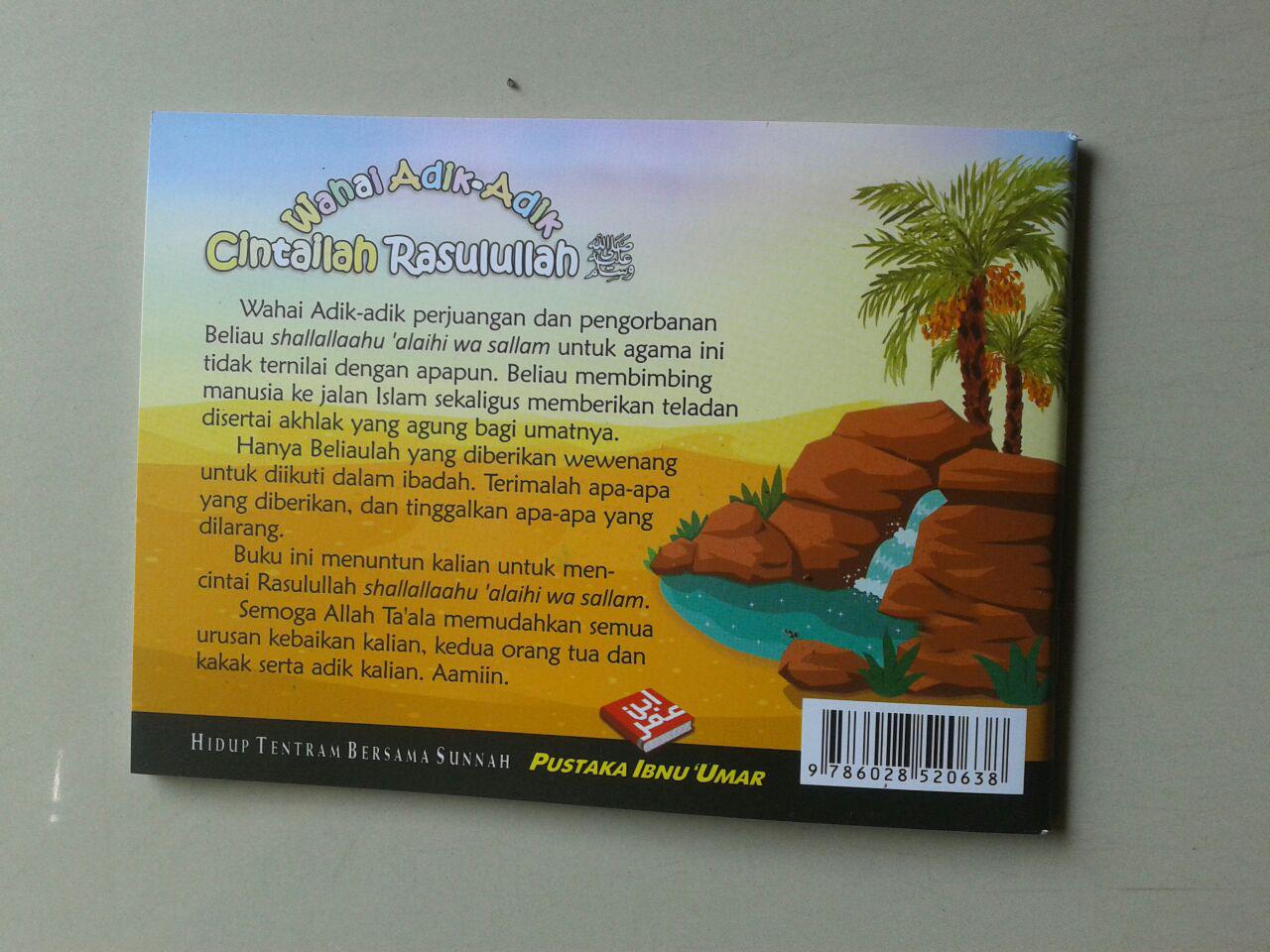 Buku Saku Anak Wahai Adik Adik Cintailah Rasulullah cover