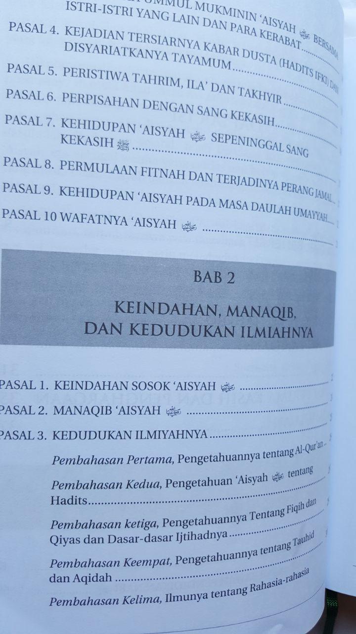 Buku Ummul Mukminin Aisyah Potret Wanita Mulia Sepanjang Masa isi 3