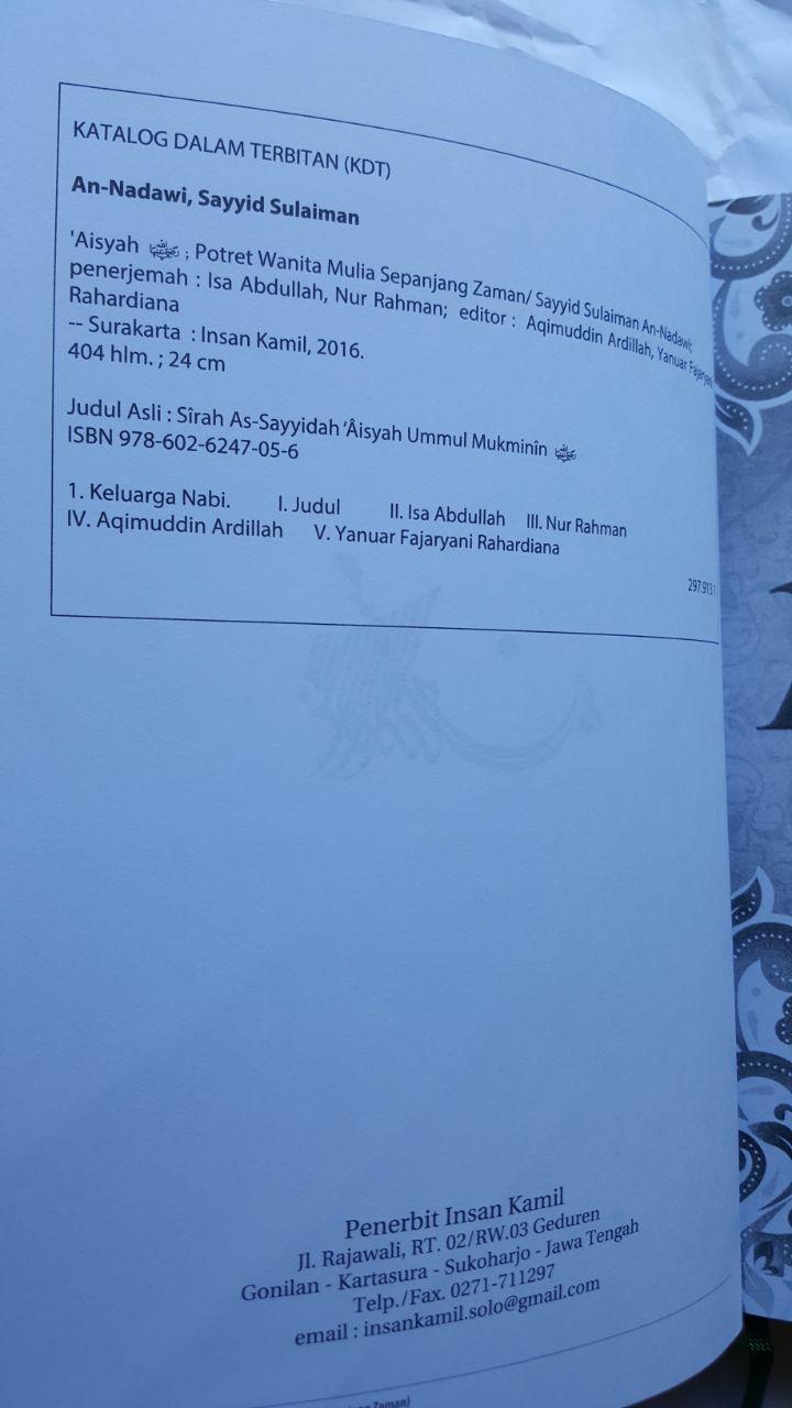 Buku Ummul Mukminin Aisyah Potret Wanita Mulia Sepanjang Masa isi 4