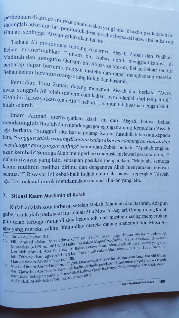 Buku Ummul Mukminin Aisyah Potret Wanita Mulia Sepanjang Masa isi