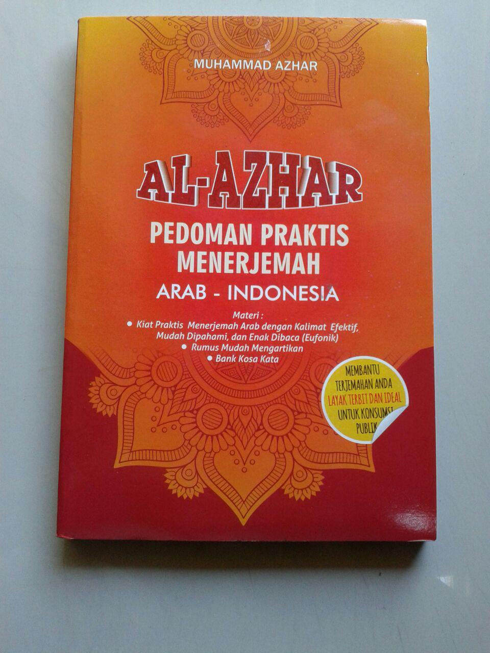 Buku Al-Azhar Pedoman Praktis Menerjemah Arab-Indonesia cover 2