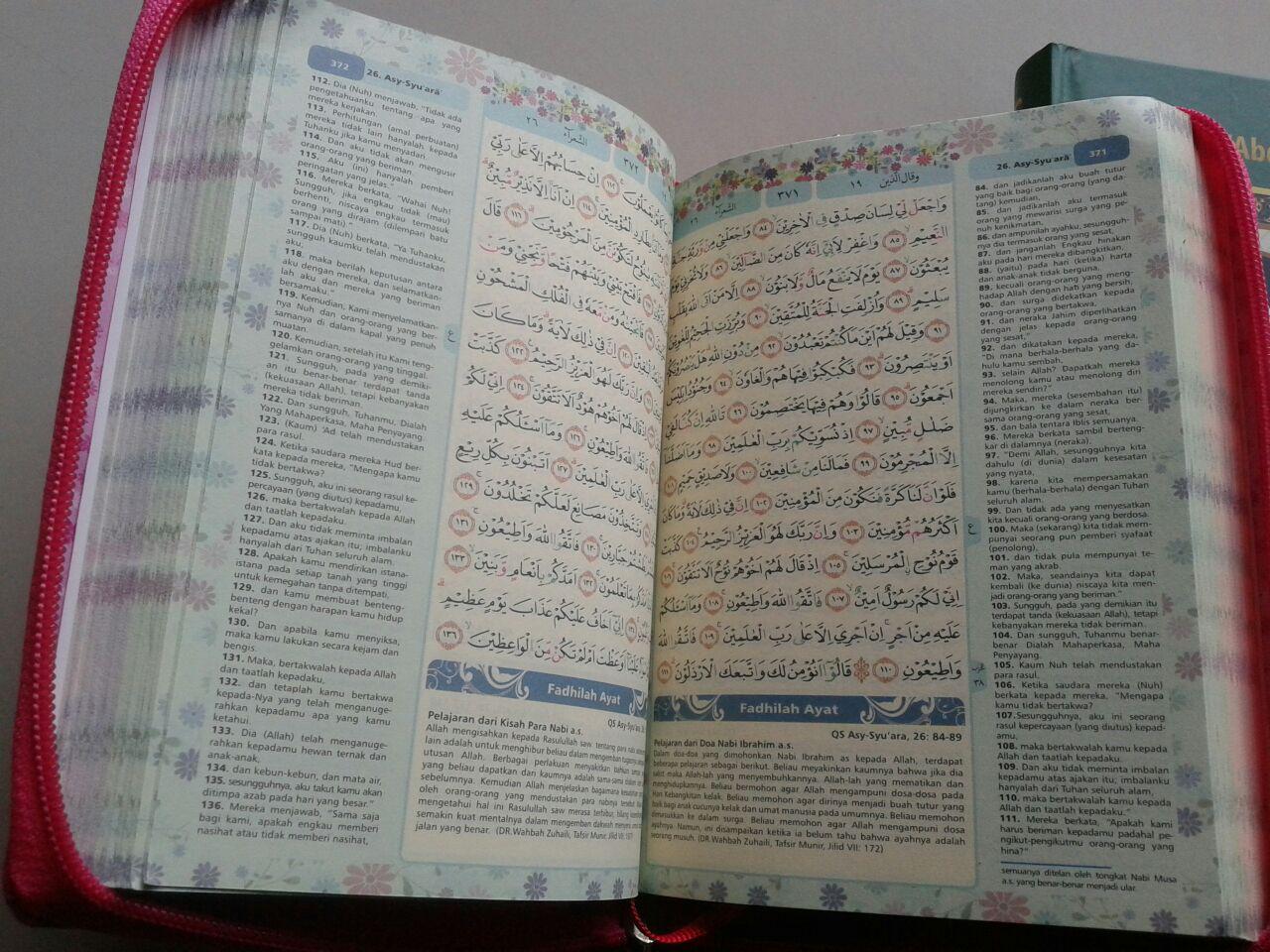 Al-Qur'an Mushaf Terjemah & Tajwid Yasmina Resleting Ukuran B6 isi 2