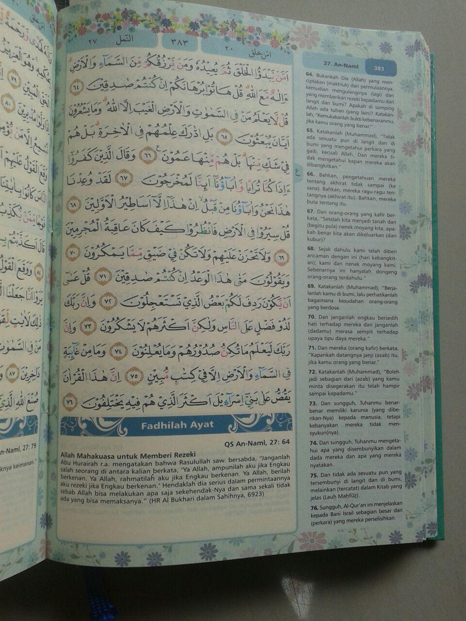 Al-Qur'an Mushaf & Terjemah Yasmina Ukuran B6 isi