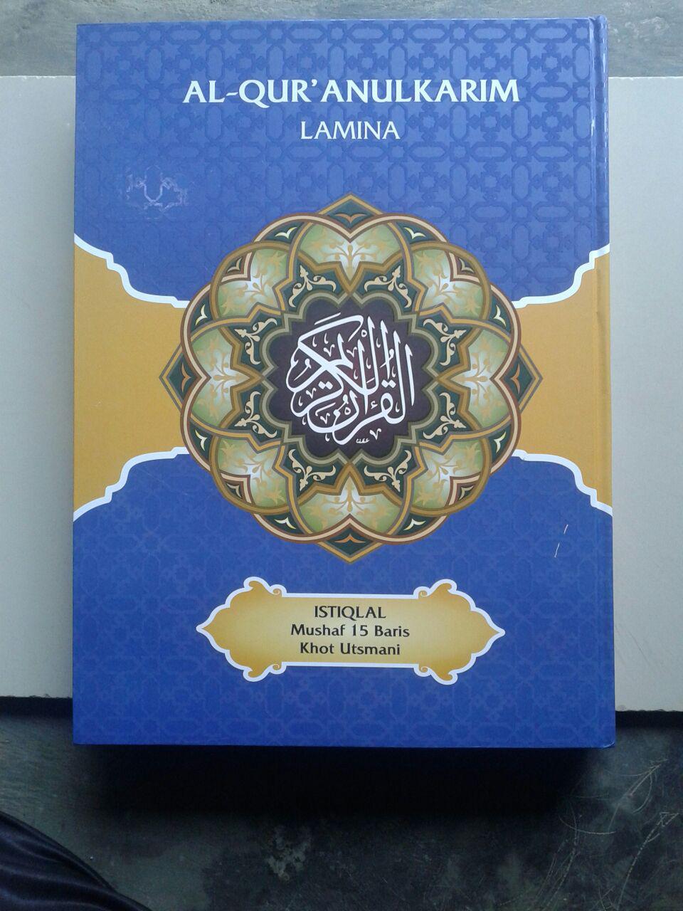 Al-Qur'an Mushaf Lamina Jumbo 15 Baris Khot Utsmani cover
