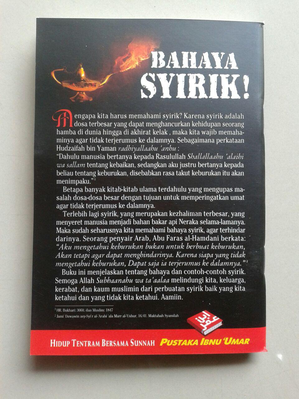 Buku Saku Bahaya Syirik Kezhaliman Terbesar cover