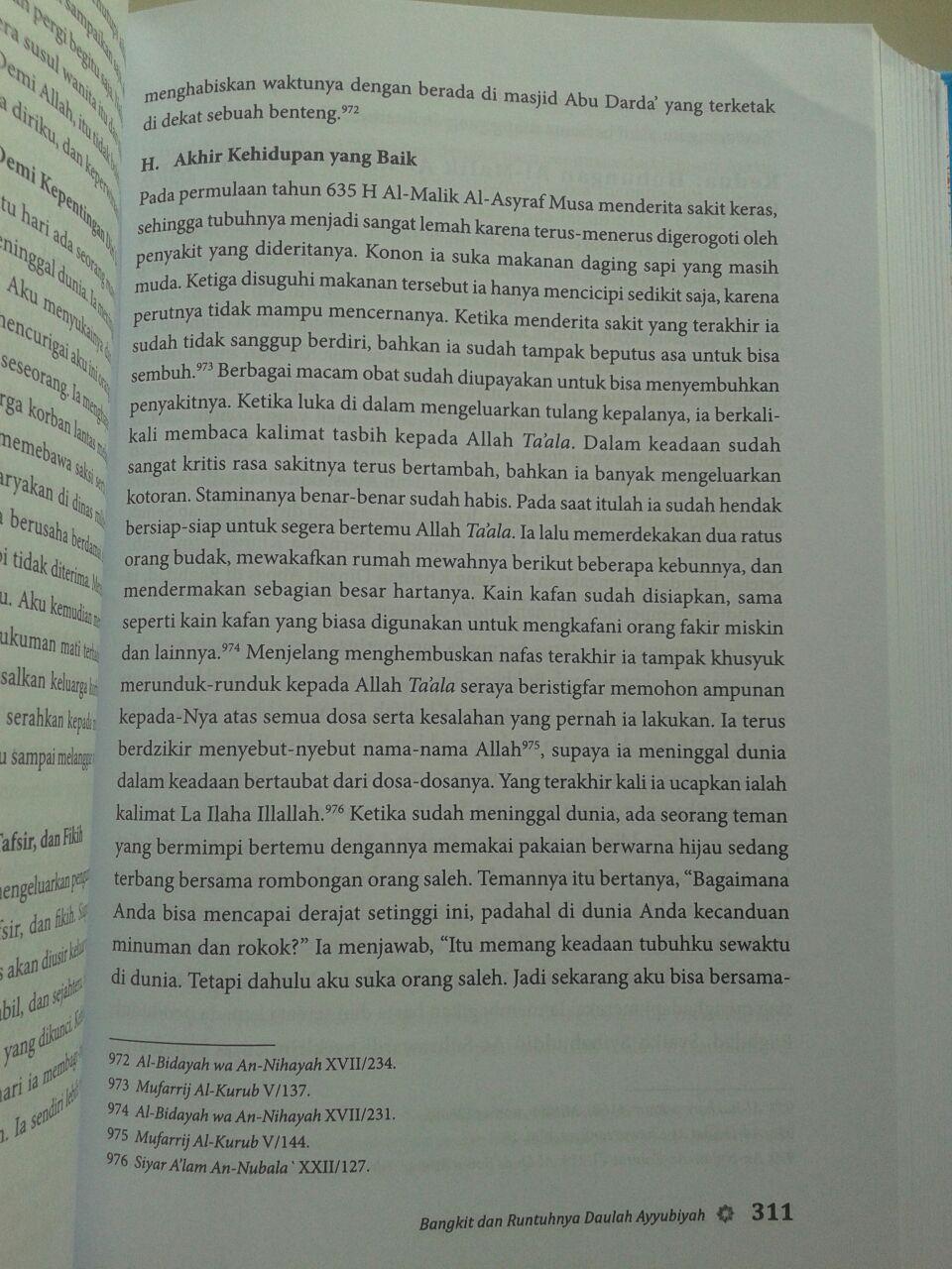 Buku Bangkit Runtuhnya Daulah Ayyubiyah isi