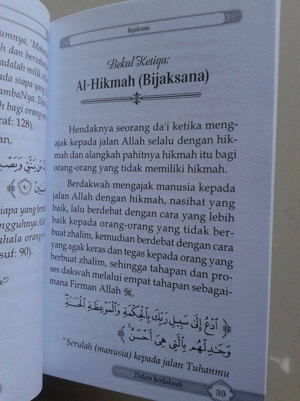 Buku Saku Bekal Setiap Muslim Berdakwah Agar Dakwah Mudah Diterima isi 2