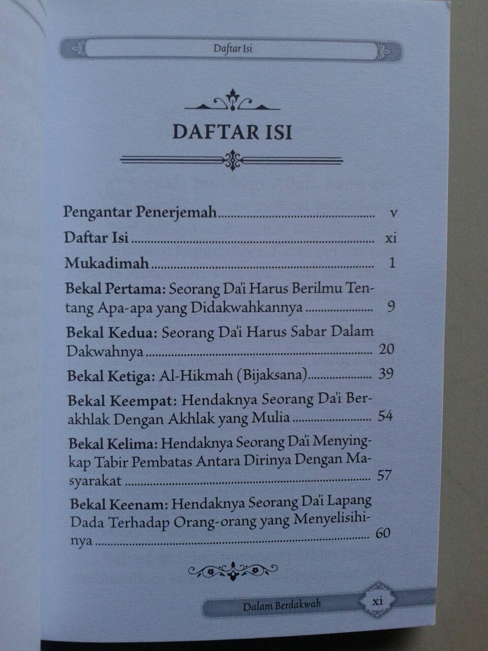 Buku Saku Bekal Setiap Muslim Berdakwah Agar Dakwah Mudah Diterima isi