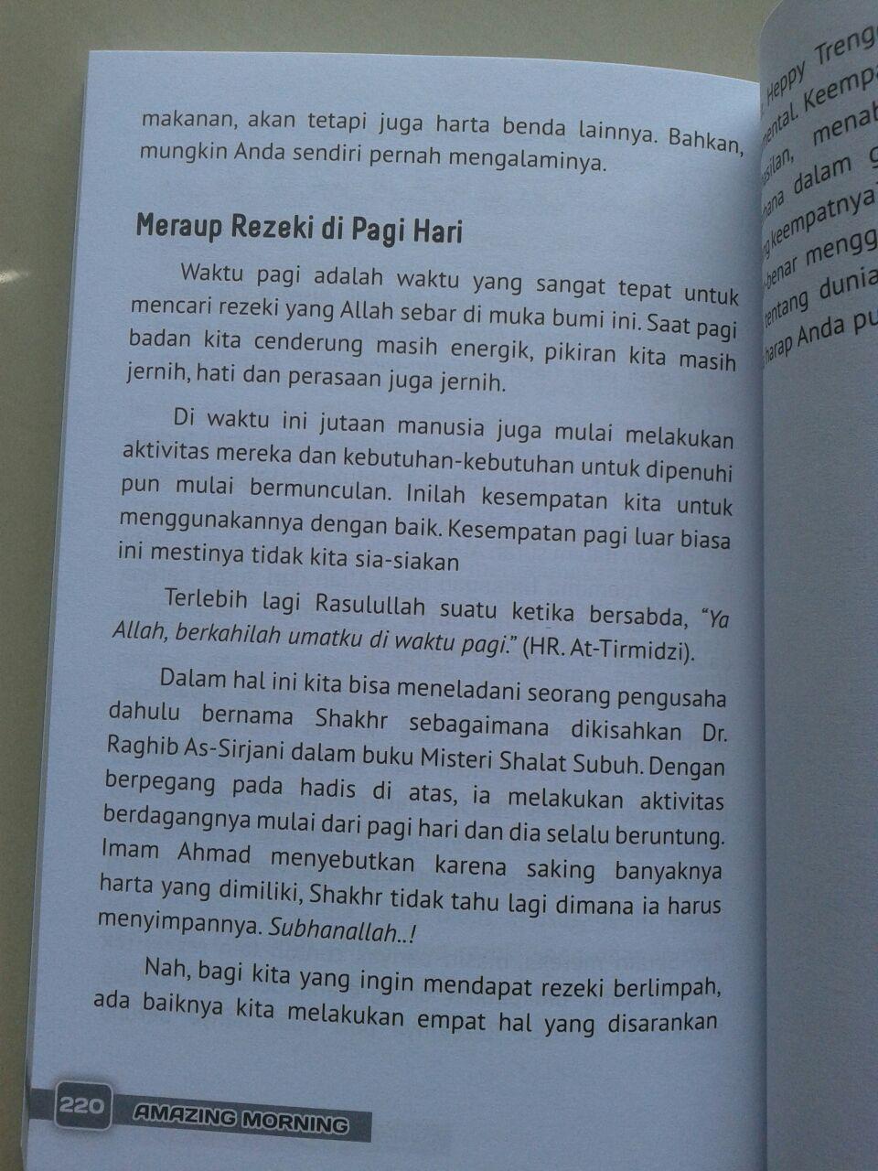 Buku Dahsyatnya Bangun Pagi & 7 Sunnah Harian isi 3
