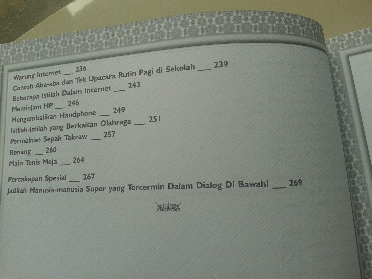 Buku Kamus Percakapan Bahasa Arab-Indonesia-Inggris isi 2