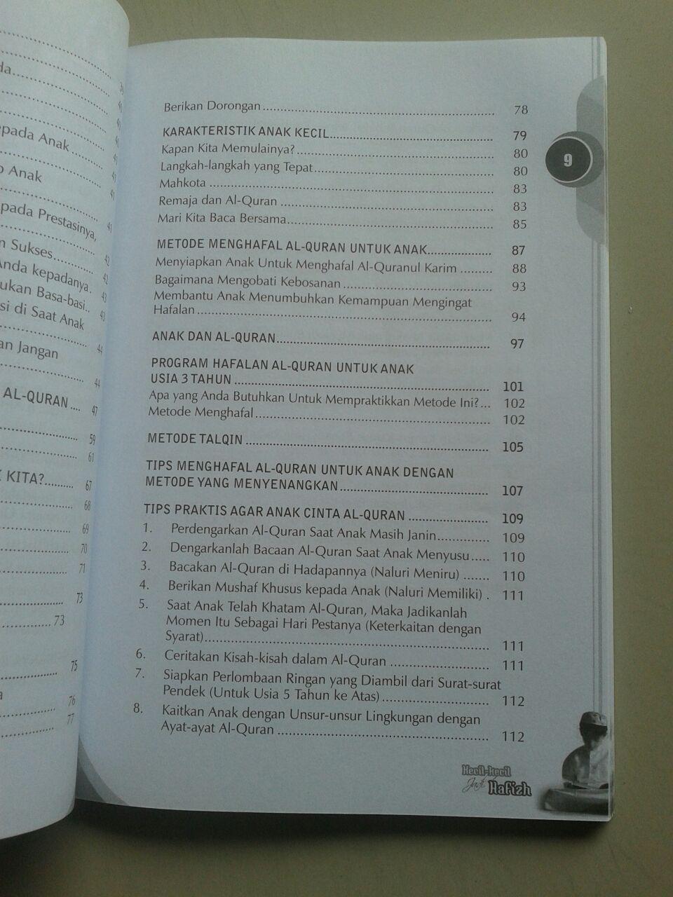 Buku Kecil Kecil Jadi Hafizh Tips Praktis Agar Anak Hafal Al Quran isi