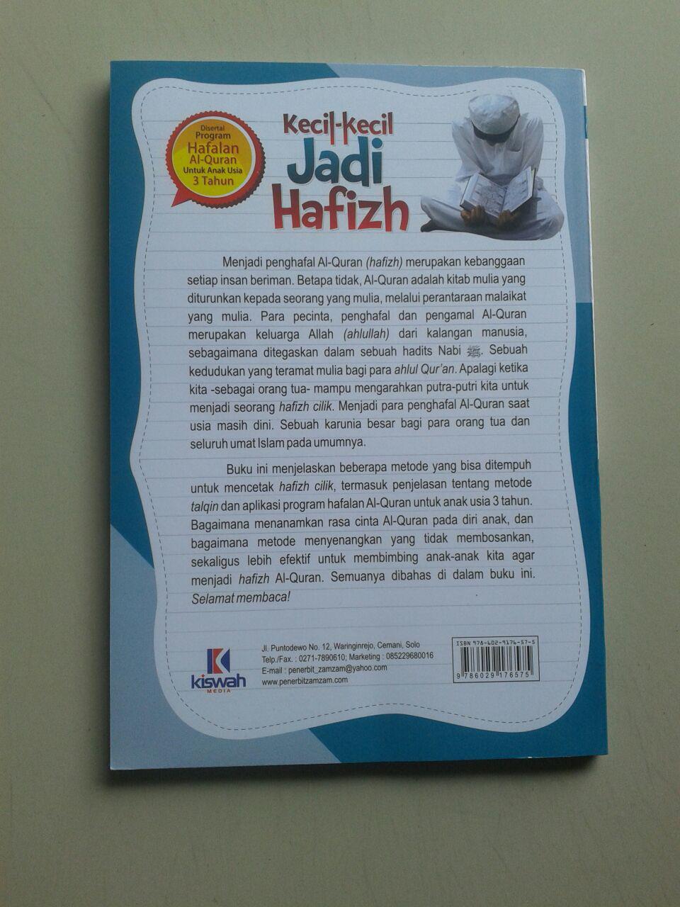 Buku Kecil Kecil Jadi Hafizh Tips Praktis Agar Anak Hafal Al Quran cover 2