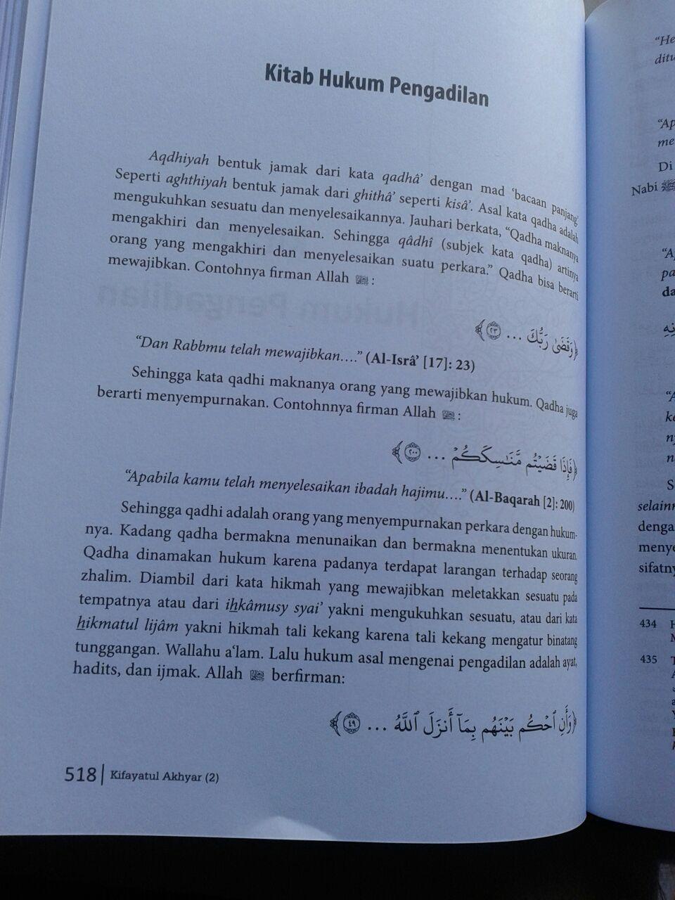 Buku Kifayatul Akhyar Mengurai Fikih Madzhab Syafi'i Set 2 Jilid isi 3