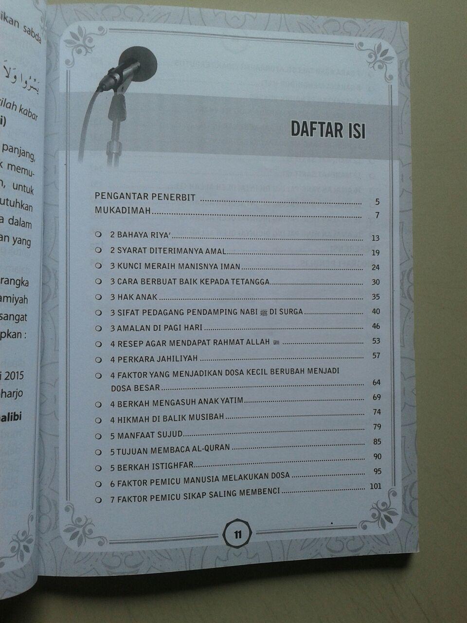 Buku Materi Kultum Ber Angka Praktis Disampaikan & Mudah Dipahami isi