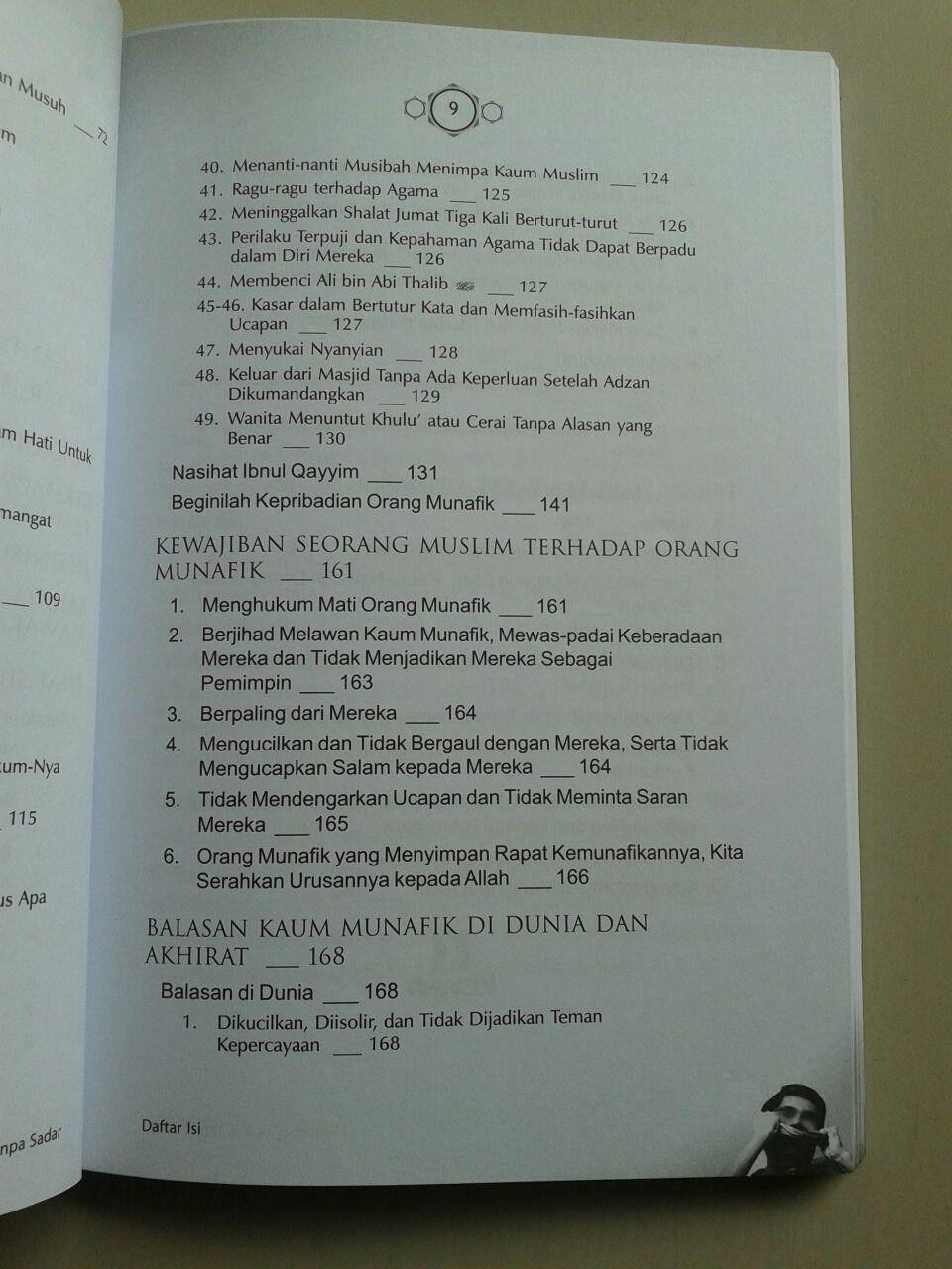 Buku Menjadi Munafik Tanpa Sadar Membedah 50 Karakter Munafik isi 2