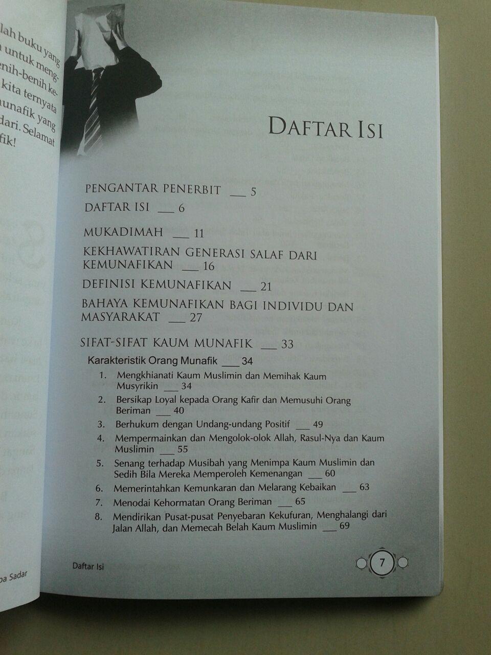 Buku Menjadi Munafik Tanpa Sadar Membedah 50 Karakter Munafik isi