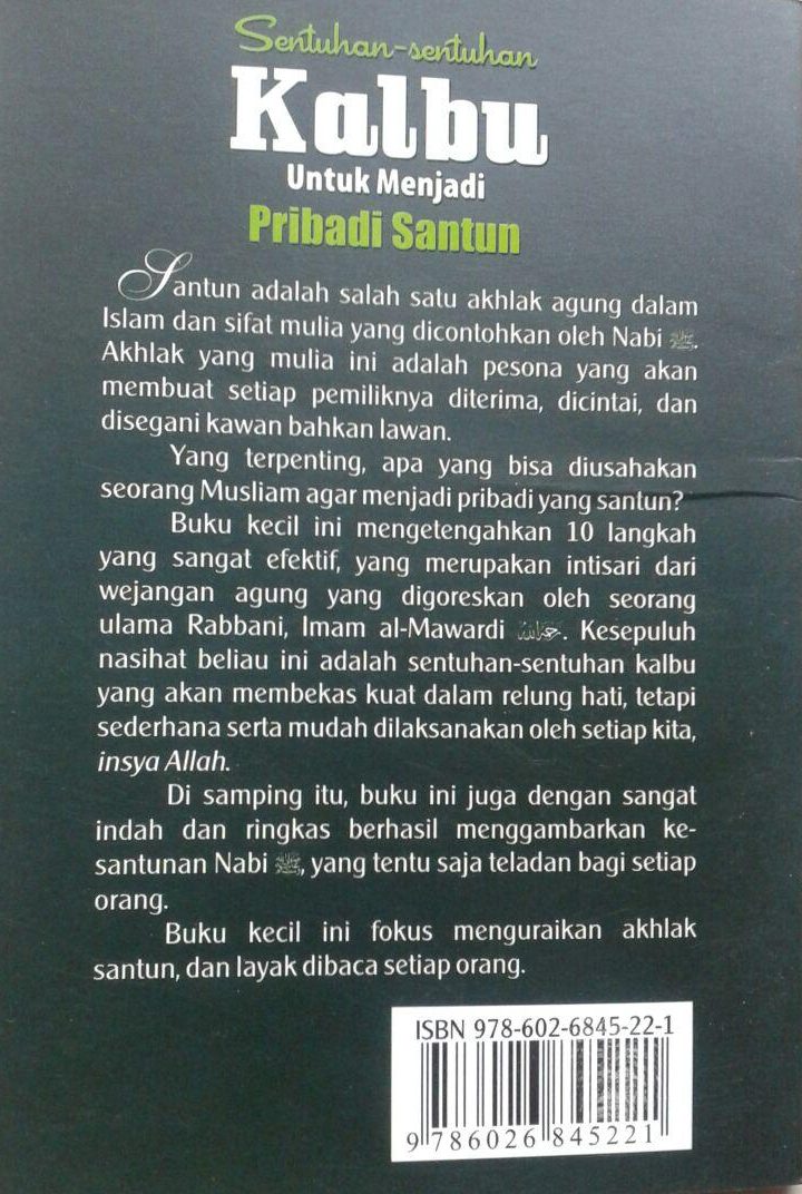 Buku Saku Sentuhan Sentuhan Kalbu Untuk Menjadi Pribadi Santun cover