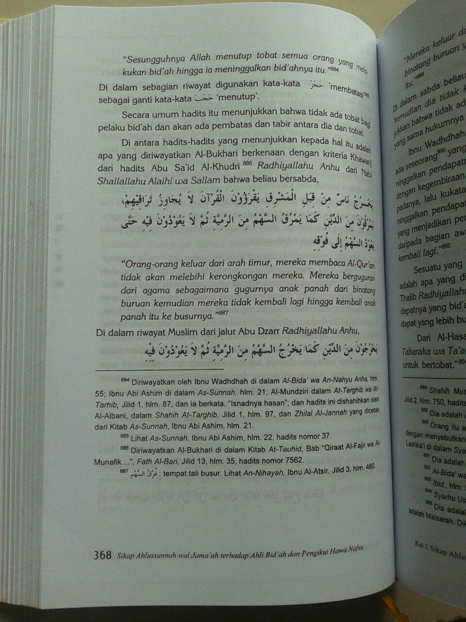Buku Sikap Ahlussunnah wal Jama’ah Terhadap Ahli Bid’ah set 2 jilid isi 4