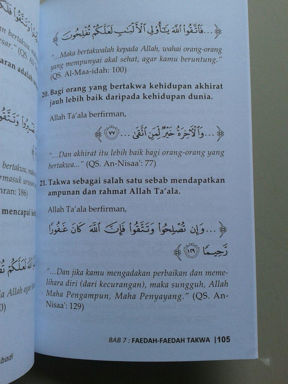 Buku Takwa Jalan Sukses Abadi isi
