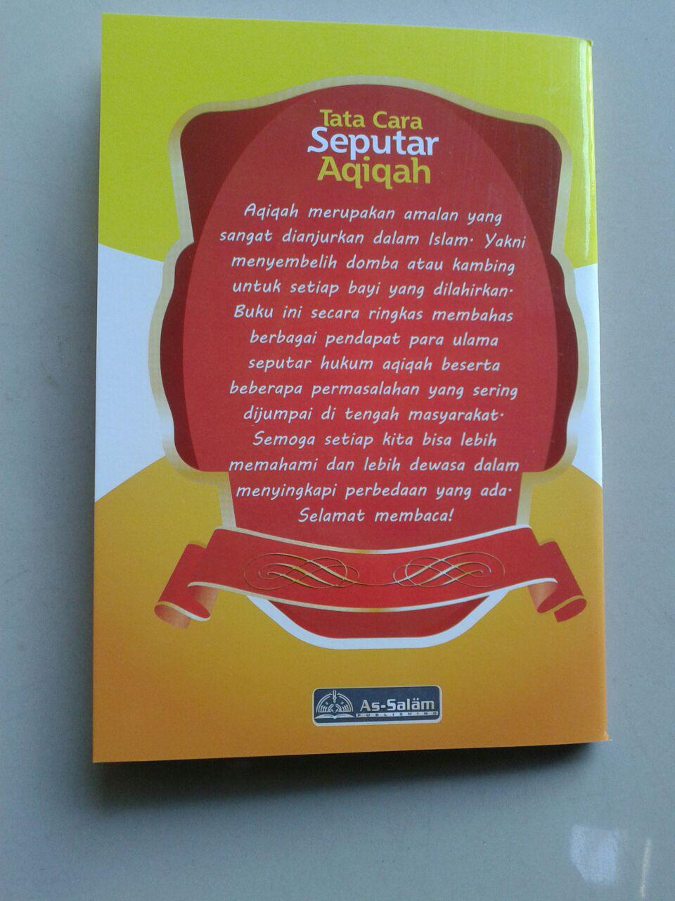 Buku Saku Seputar Aqiqah Berdasarkan Al-Quran & As-Sunnah Ash-Shahihah cover