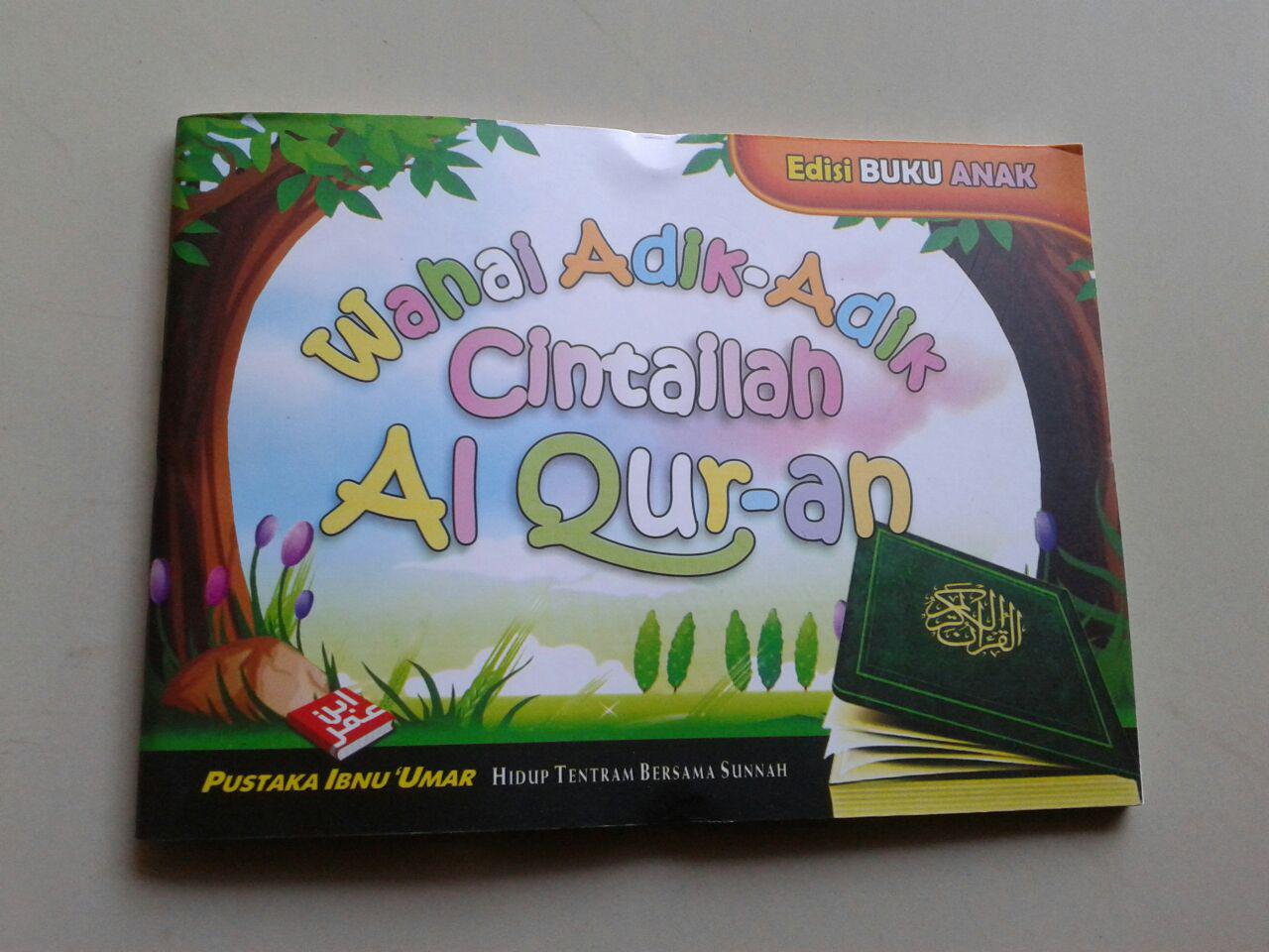 Buku Saku Wahai Adik Adik Cintailah Al Qur'an cover