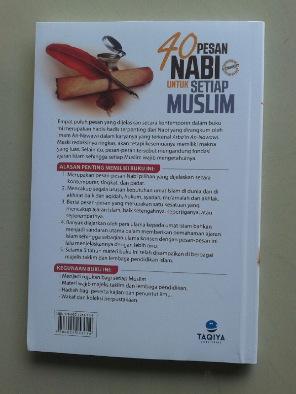 Buku 40 Pesan Nabi Untuk Setiap Muslim cover 2