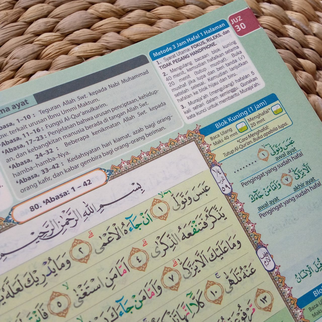 Al-Qur’an Hafalan Al-Hafiz Metode 3 jam Hafal 1 Halaman Ukuran A5